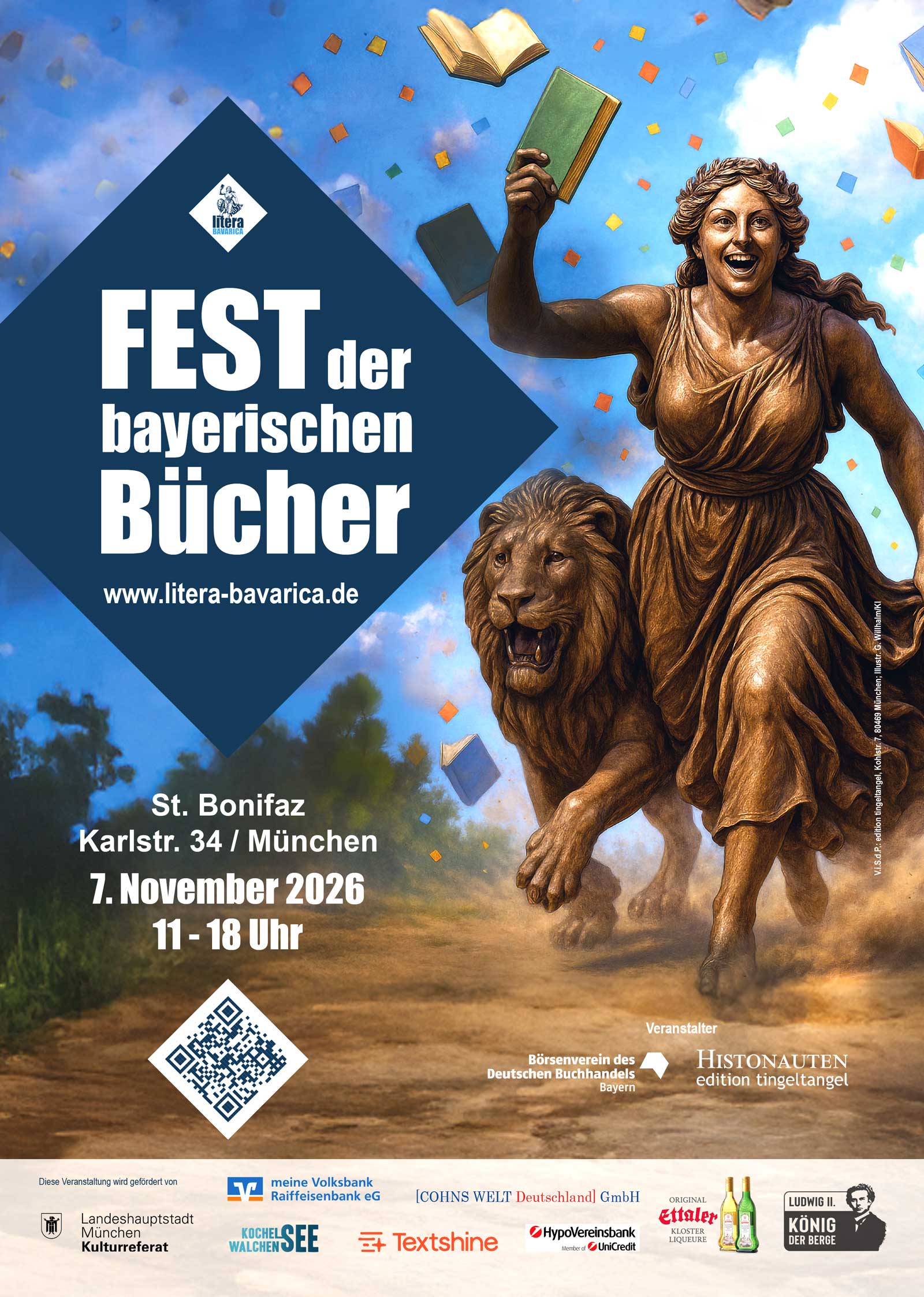 Plakat der Buchmesse