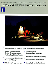 Bayerisches Amt für Denkmalpflege - Denkmalpflege Information  2013/03