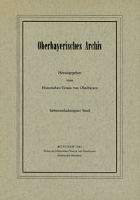  - Oberbayerisches Archiv - Band 087 - 1965