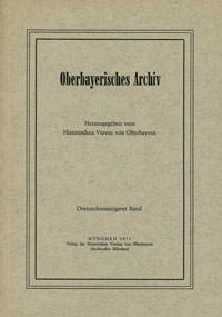  - Oberbayerisches Archiv - Band 093 - 1971