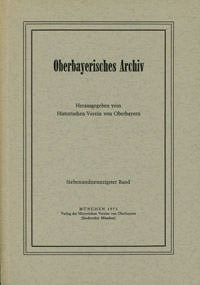  - Oberbayerisches Archiv - Band 097 - 1973