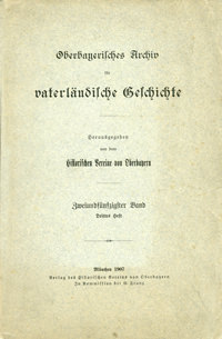 Ktzlinger Joh. Nep. - Oberbayerisches Archiv 1906