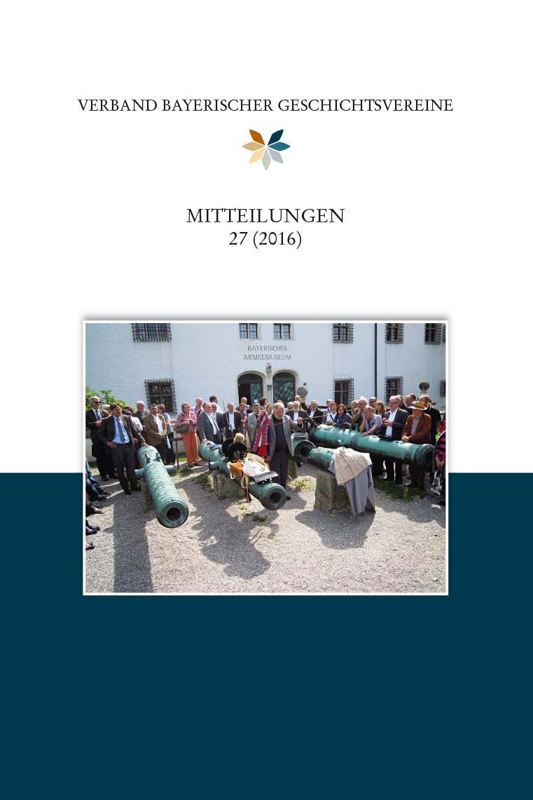 Schäfer Bernhard - Mitteilungen des Verbandes bayerischer Geschichtsvereine, Band 27