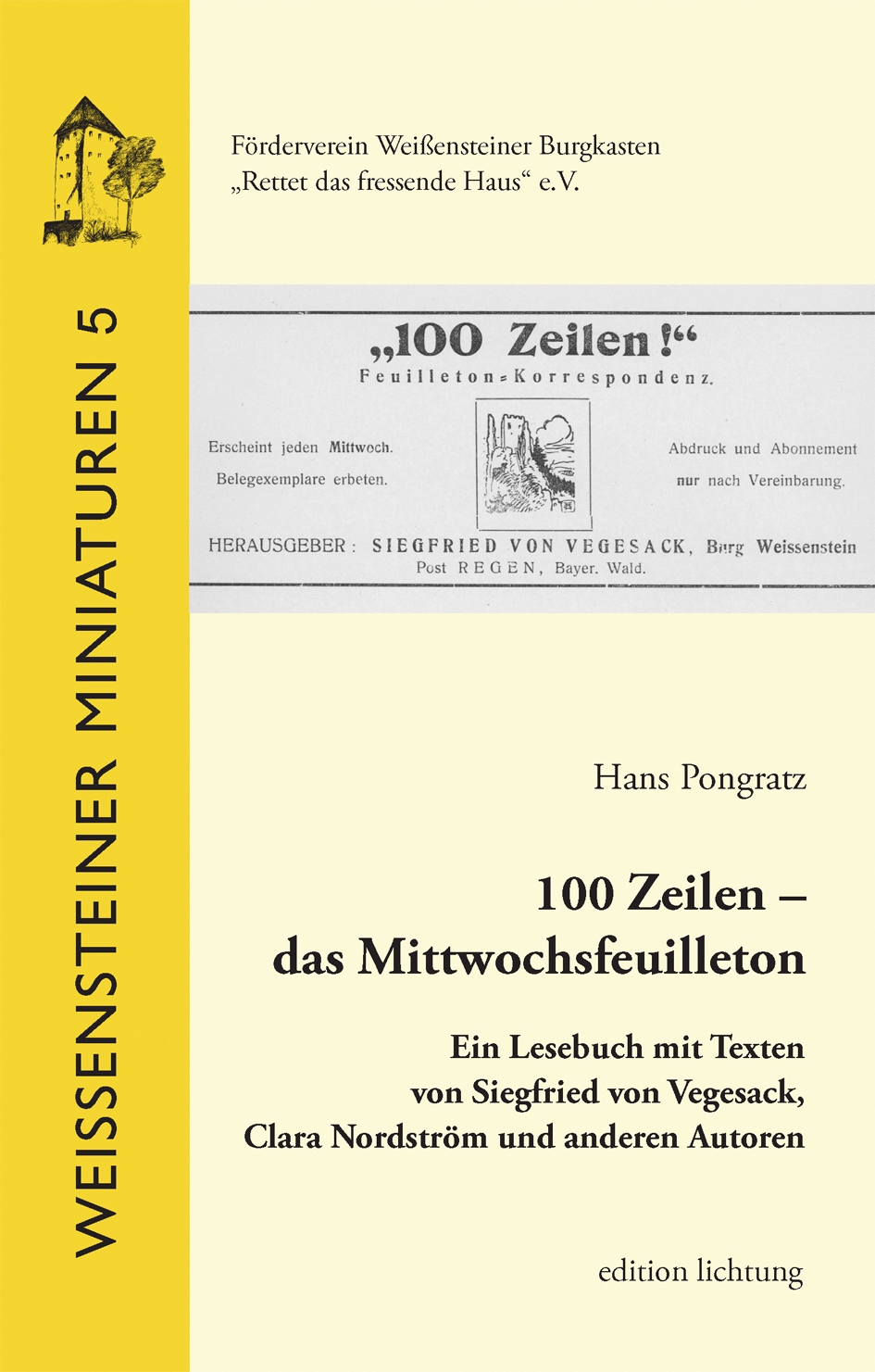 Pongratz Hans - 100 Zeilen – das Mittwochsfeuilleton