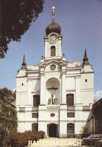 Edgar Krausen - Die Pfarrkirche in Raitenhaslach, Salzach