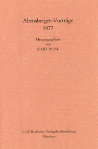 Bosl Karl - Abensberger-Vorträge 1977