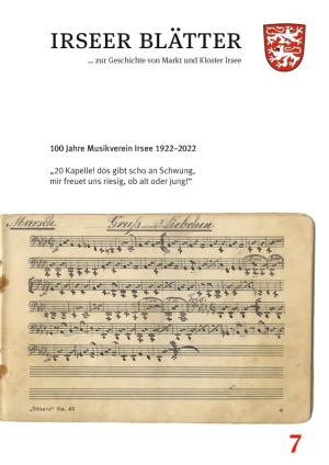  - 100 Jahre Musikverein Irsee 1922–2022
